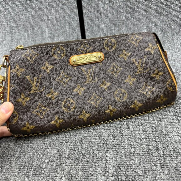 Louis Vuitton Eva Monogram Clutch Shoulder Bag 750-081825 - Picture 3 of 13